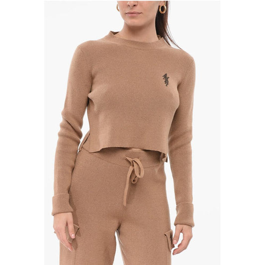 Crew Neck Cashmere Blend Sweater