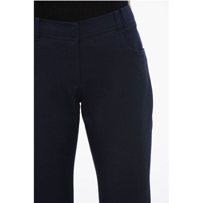 Wool Low-rise Flared Pants