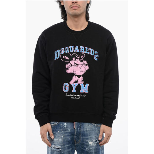 Crew Neck Cool Fit D2 GYM Brushed Cotton Sweatshirt
