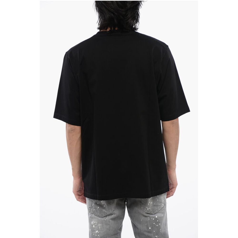 Skater Fit T-shirt with Contrasting Print