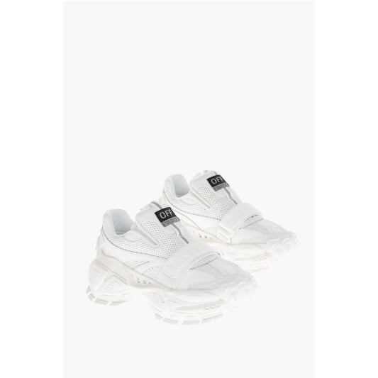 Solid Color Perforated Fabric Low-Top Sneakers