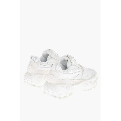 Solid Color Perforated Fabric Low-Top Sneakers