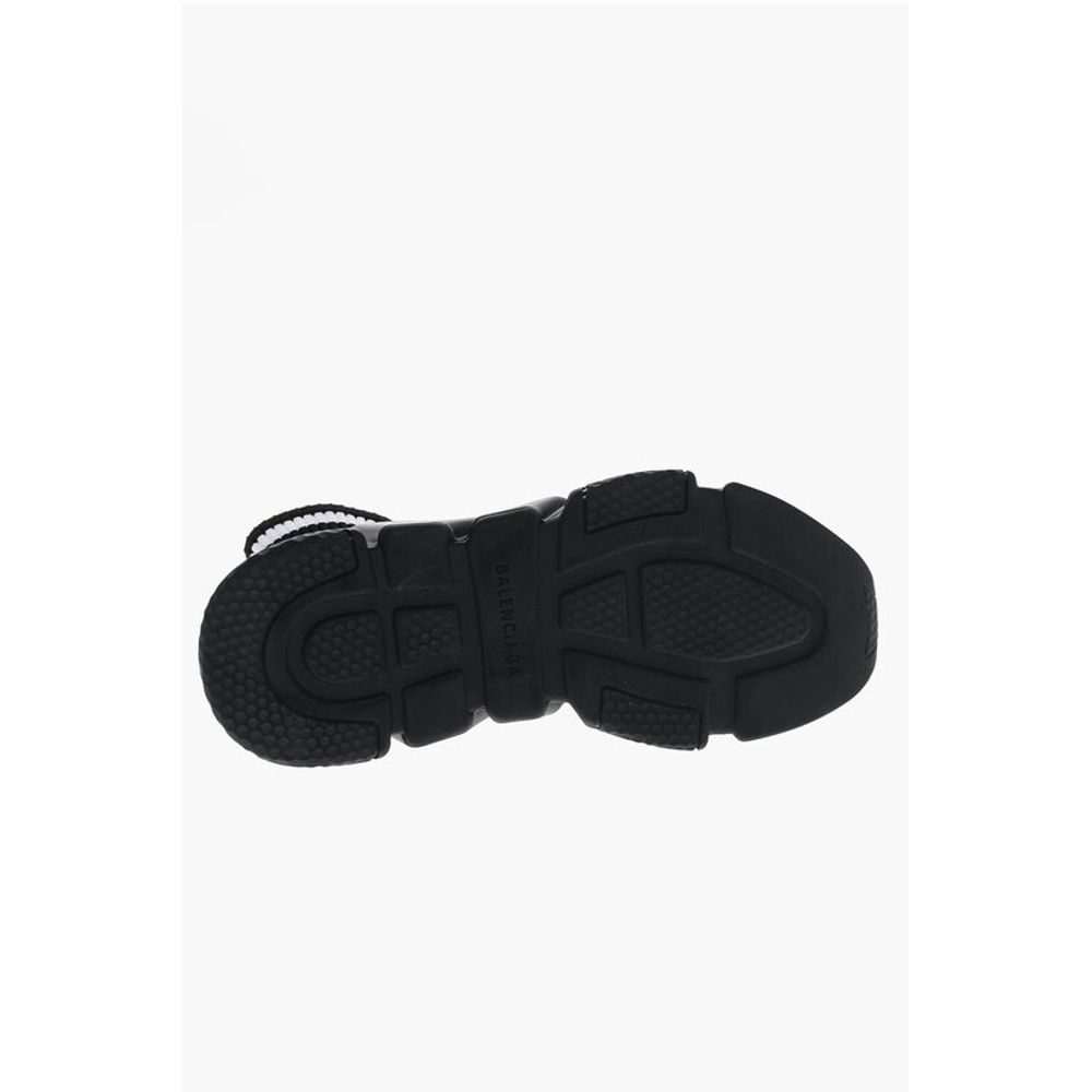 Fabric Sock High Top Sneakers with Rib Details