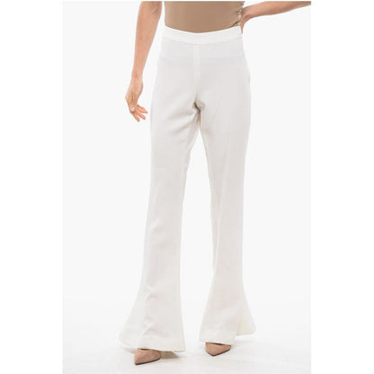 Skinny Fit Bootcut Pants with Back Zip