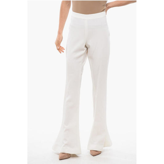 Skinny Fit Bootcut Pants with Back Zip