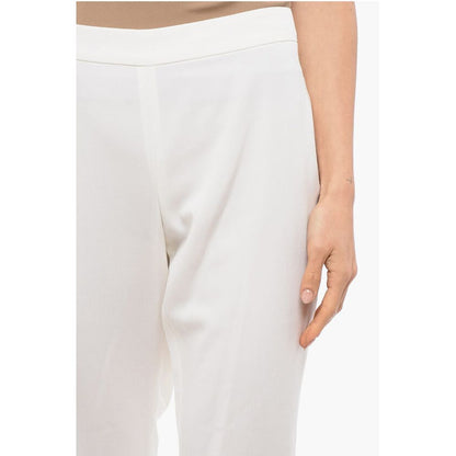 Skinny Fit Bootcut Pants with Back Zip
