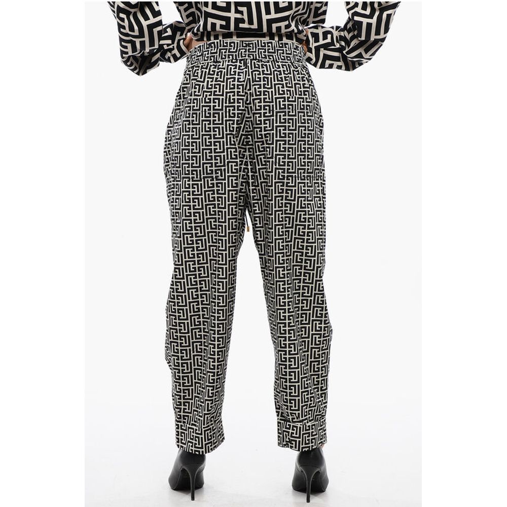 Monogrammed Joggers with Drawstring