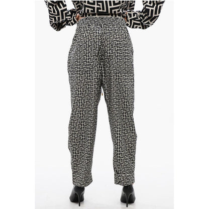 Monogrammed Joggers with Drawstring