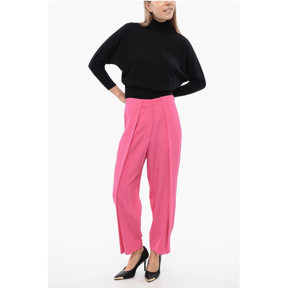 Tapered-fit High-waisted Pants