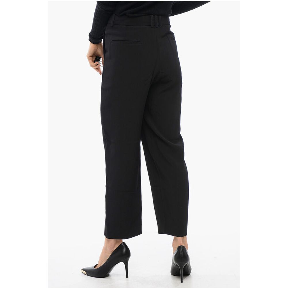 Tapered-fit High-waisted Pants