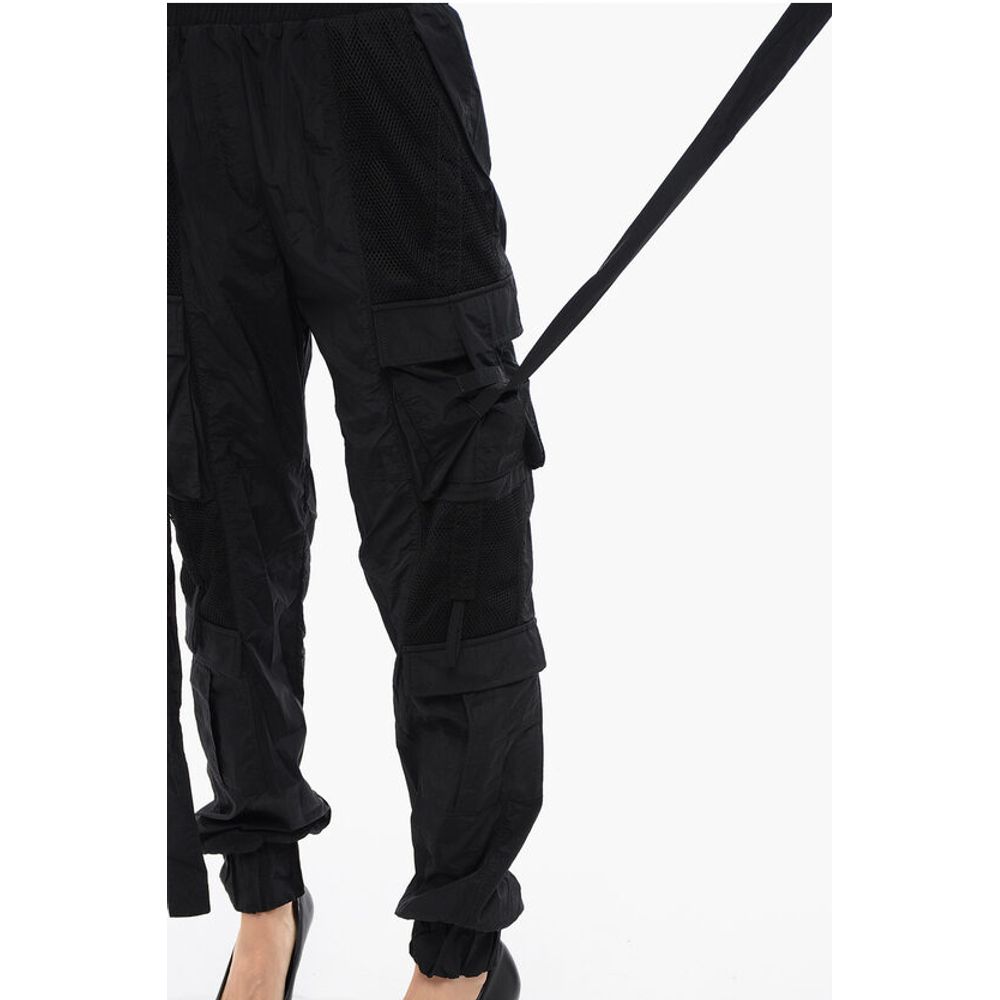 Cargo Pants With Mesh Details