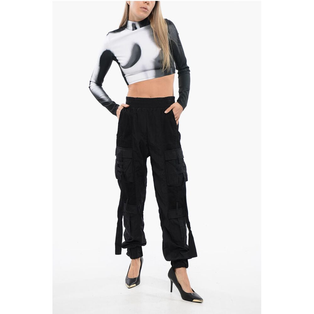 Cargo Pants With Mesh Details