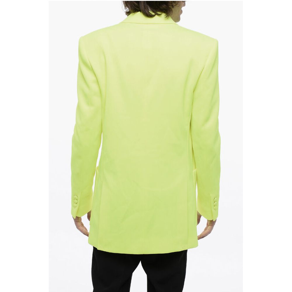 Double-breasted NEON Blazer with Patch Pockets