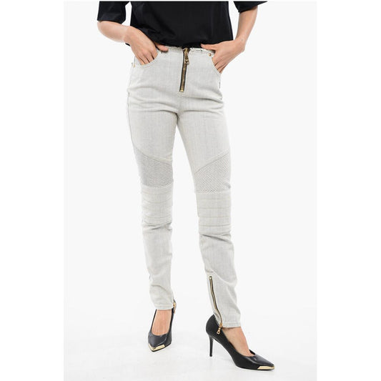 Ultra Skinnt Denims with Raw-cut Details