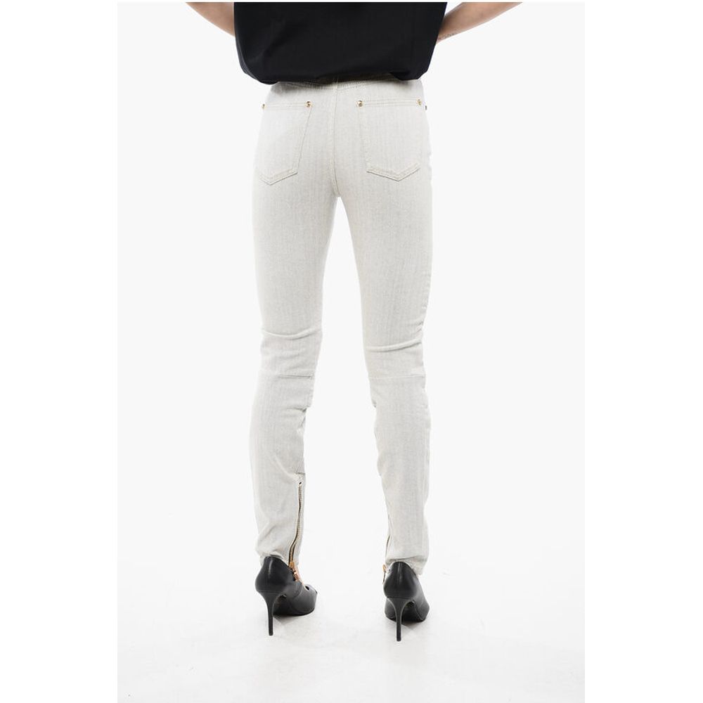 Ultra Skinnt Denims with Raw-cut Details