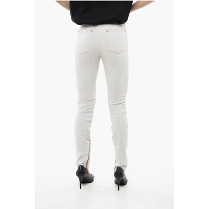 Ultra Skinnt Denims with Raw-cut Details