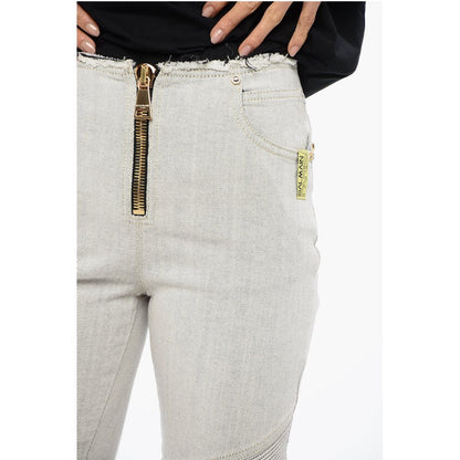 Ultra Skinnt Denims with Raw-cut Details