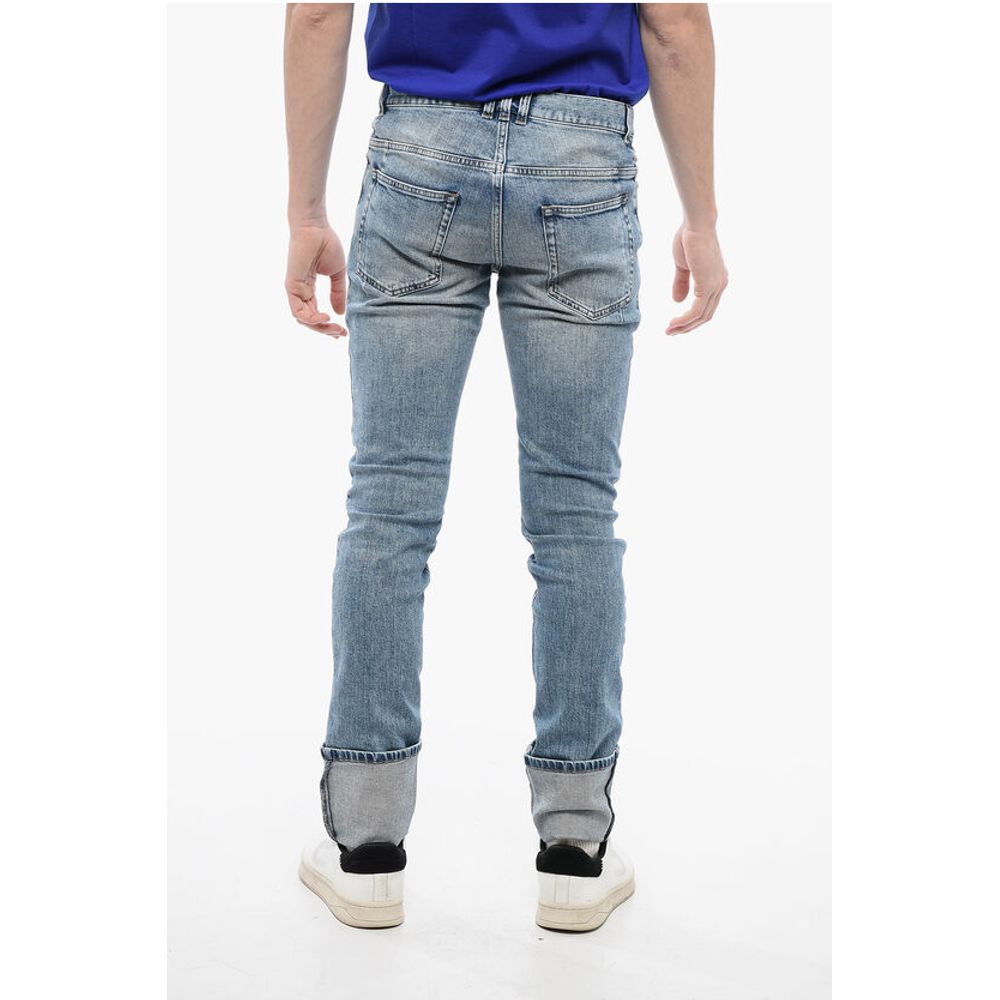 Tapered Fit Delavè Denims with Maxi Cuffs 17cm
