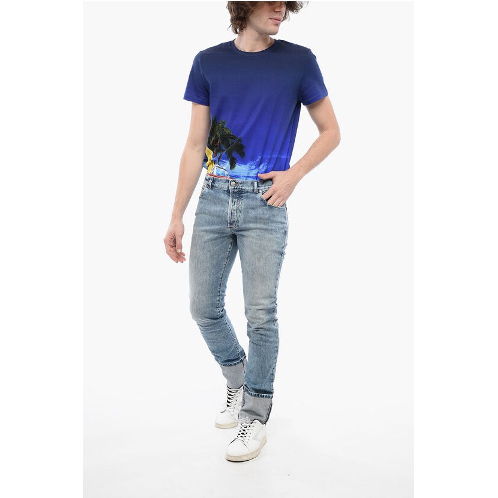 Tapered Fit Delavè Denims with Maxi Cuffs 17cm