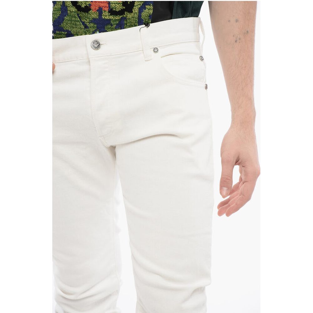 Cotton Slim Fit Denims with Belt Loops 14cm