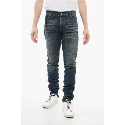 Slim Fit Stone Washed Denims 15cm