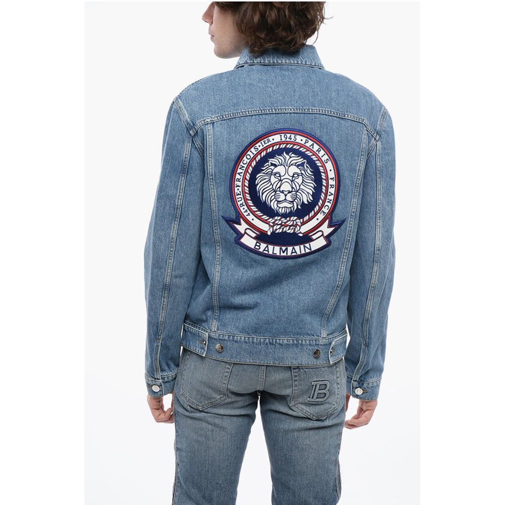 Back Embroidered Denim Jacket