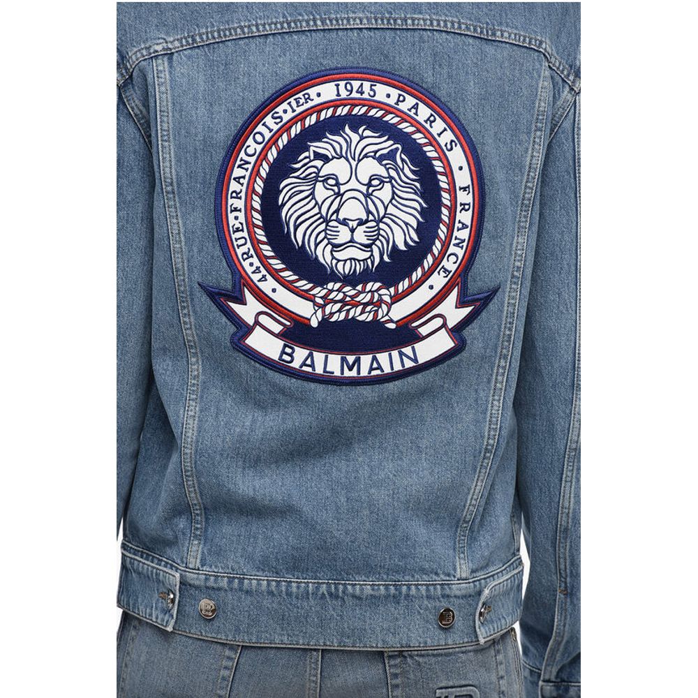 Back Embroidered Denim Jacket