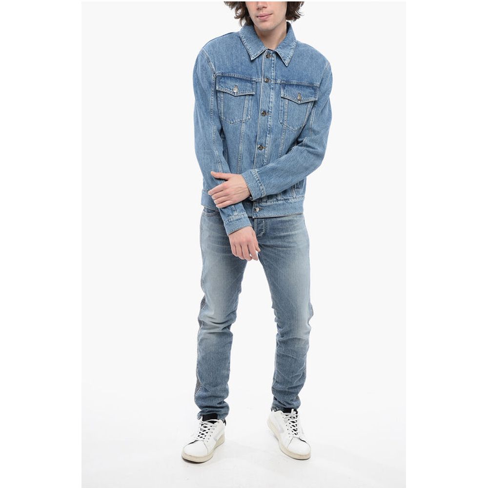 Back Embroidered Denim Jacket