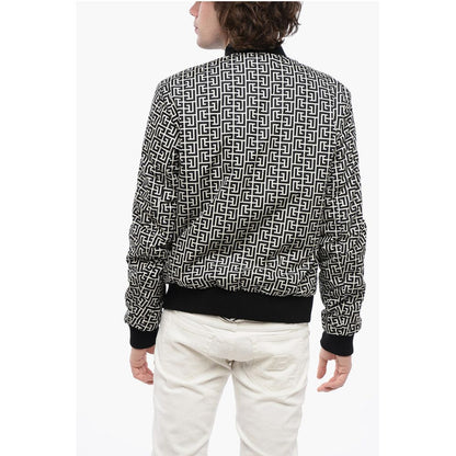Monogram Padded Bomber Jacket with Decentralized Zip