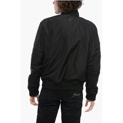 Reversible CARPET Nylon Bomber Jacket with Front Zip