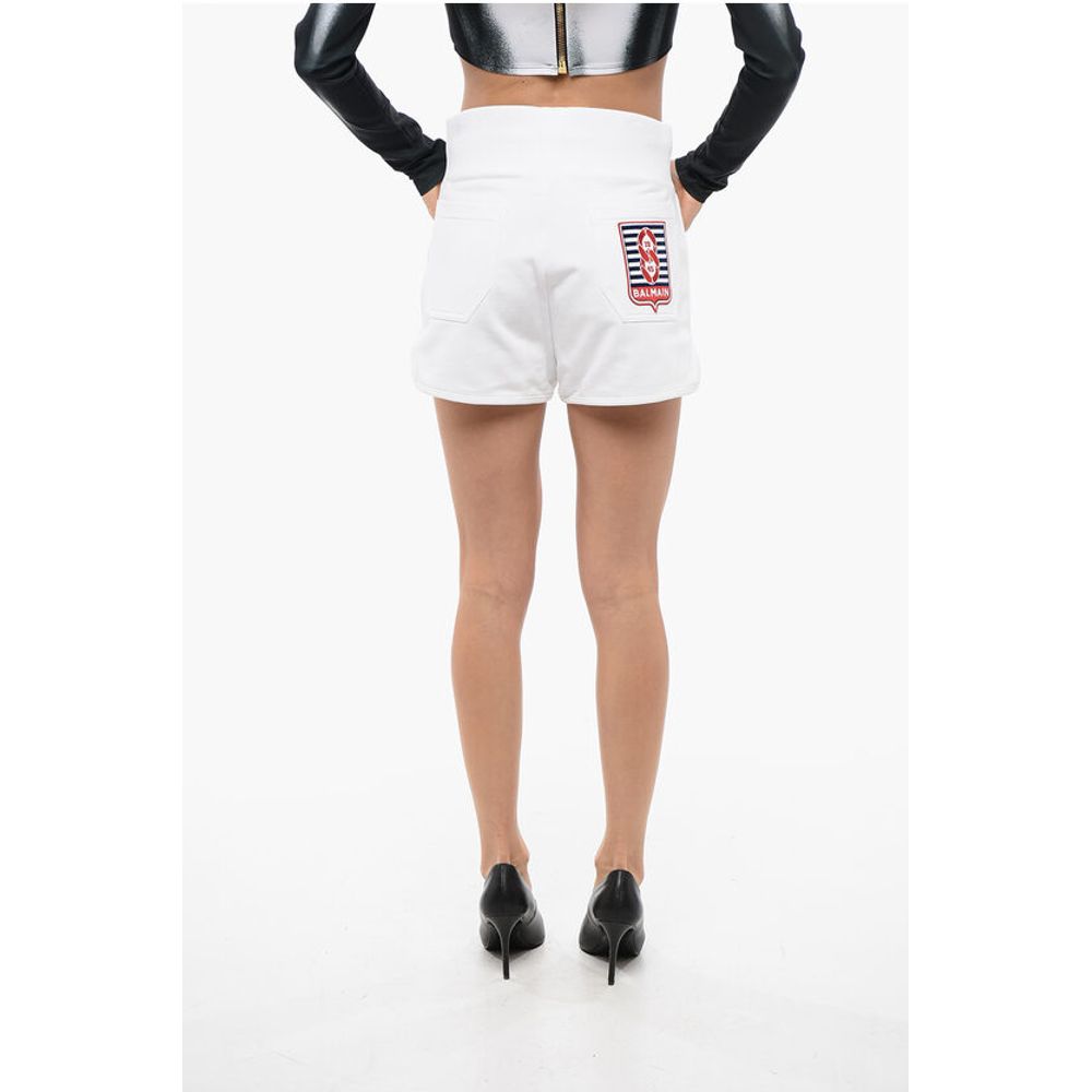 Jersey Multipocket Shorts with Patch