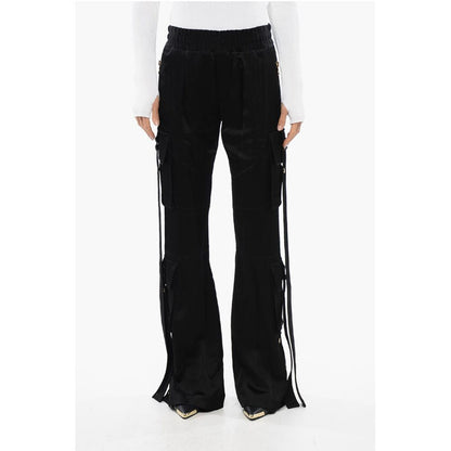 Satin Cargo Pants