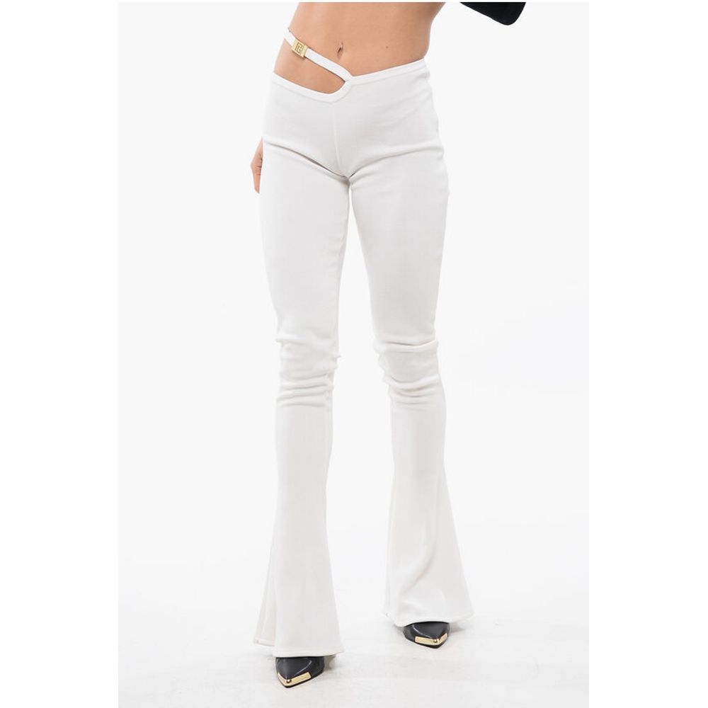 Flared-Fit Leggings With Cut-Out