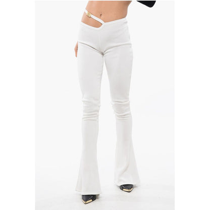 Flared-Fit Leggings With Cut-Out