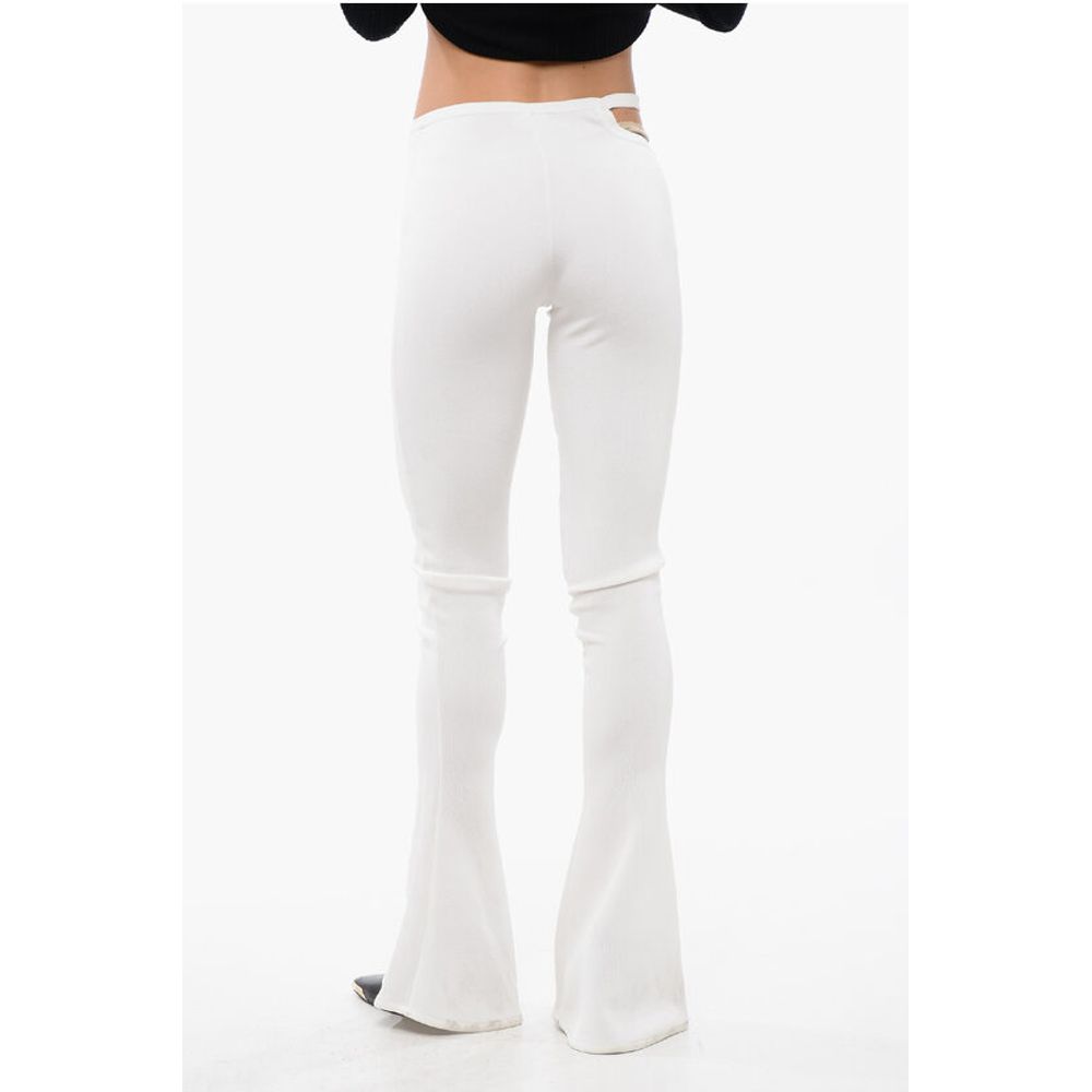 Flared-Fit Leggings With Cut-Out