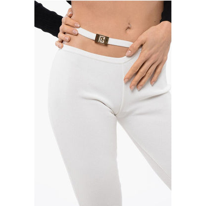 Flared-Fit Leggings With Cut-Out