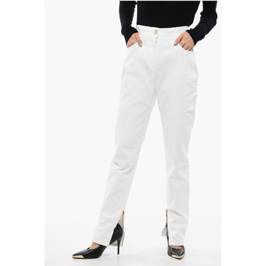 Skinny Denims with Jewel Buttons