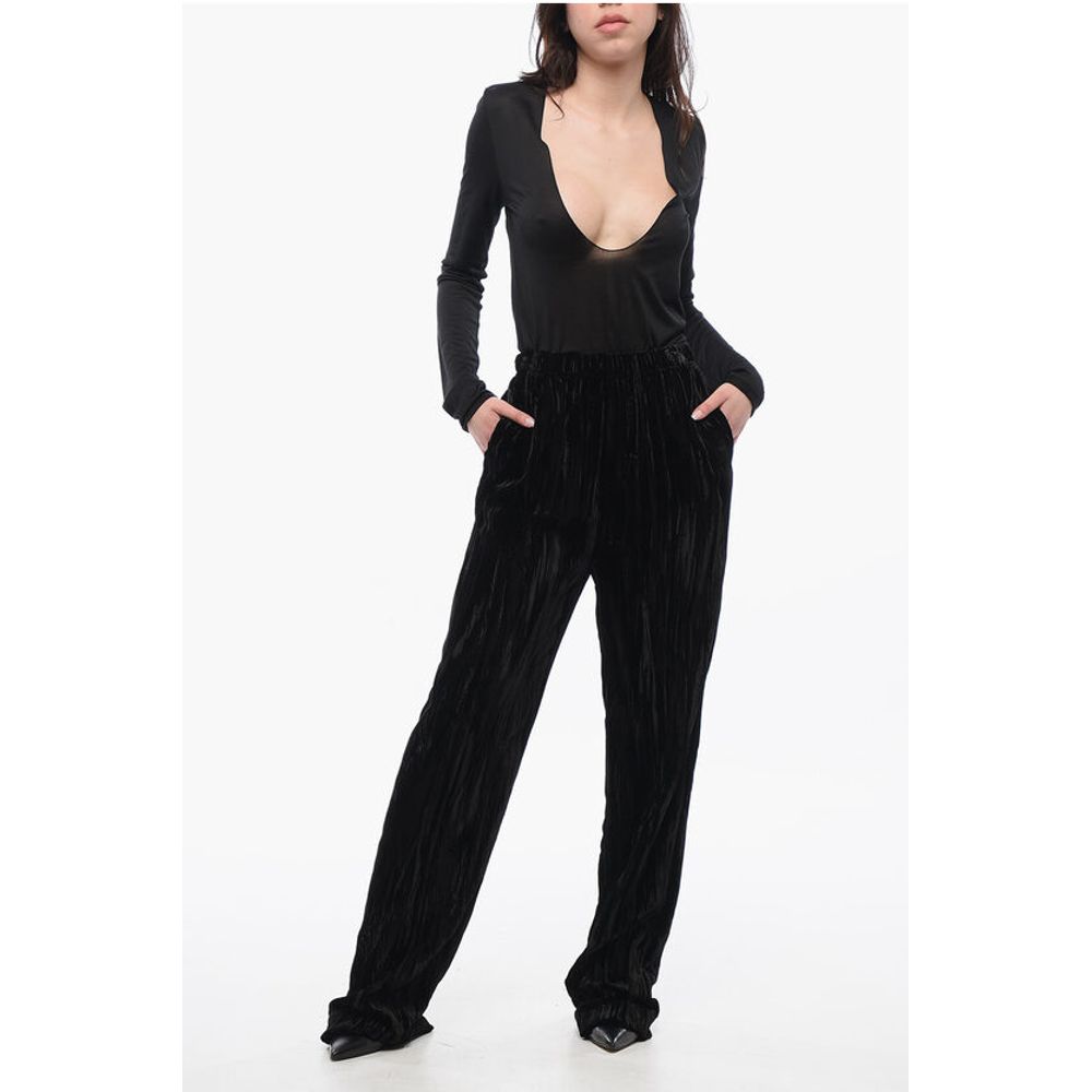 Velvet Flared Pants