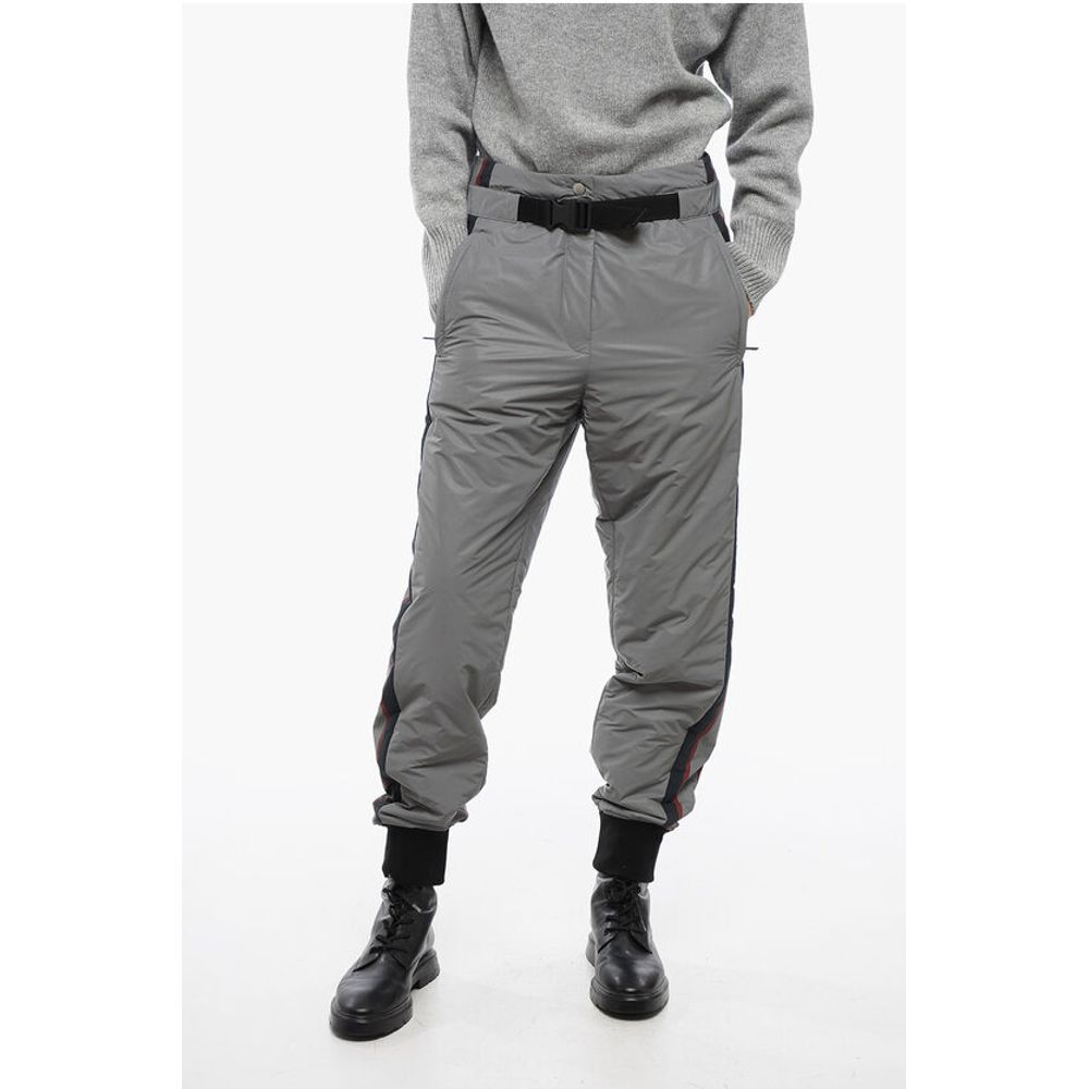 Glittery Ski Pants with Side Logoed Print
