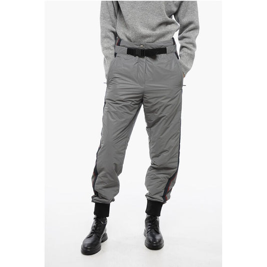 Glittery Ski Pants with Side Logoed Print