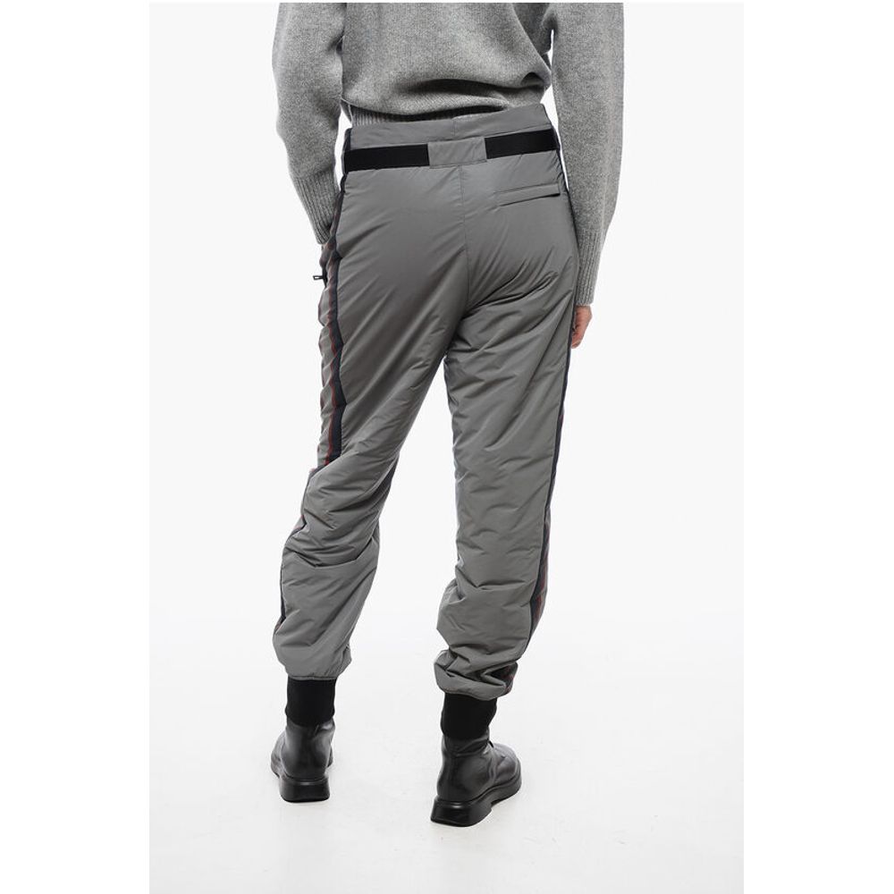 Glittery Ski Pants with Side Logoed Print