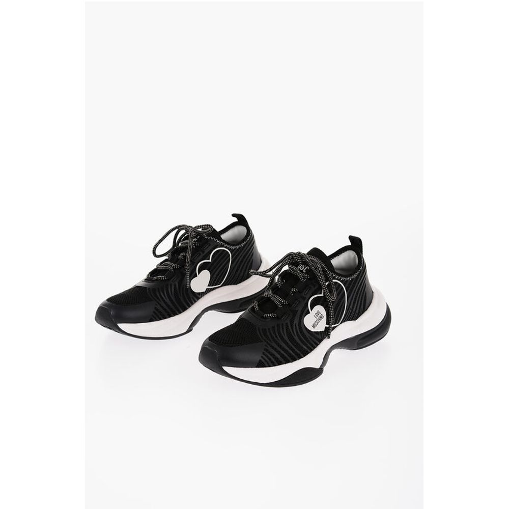 LOVE Mesh SPRINT50 Low-Top Sneakers with Contrast Detail