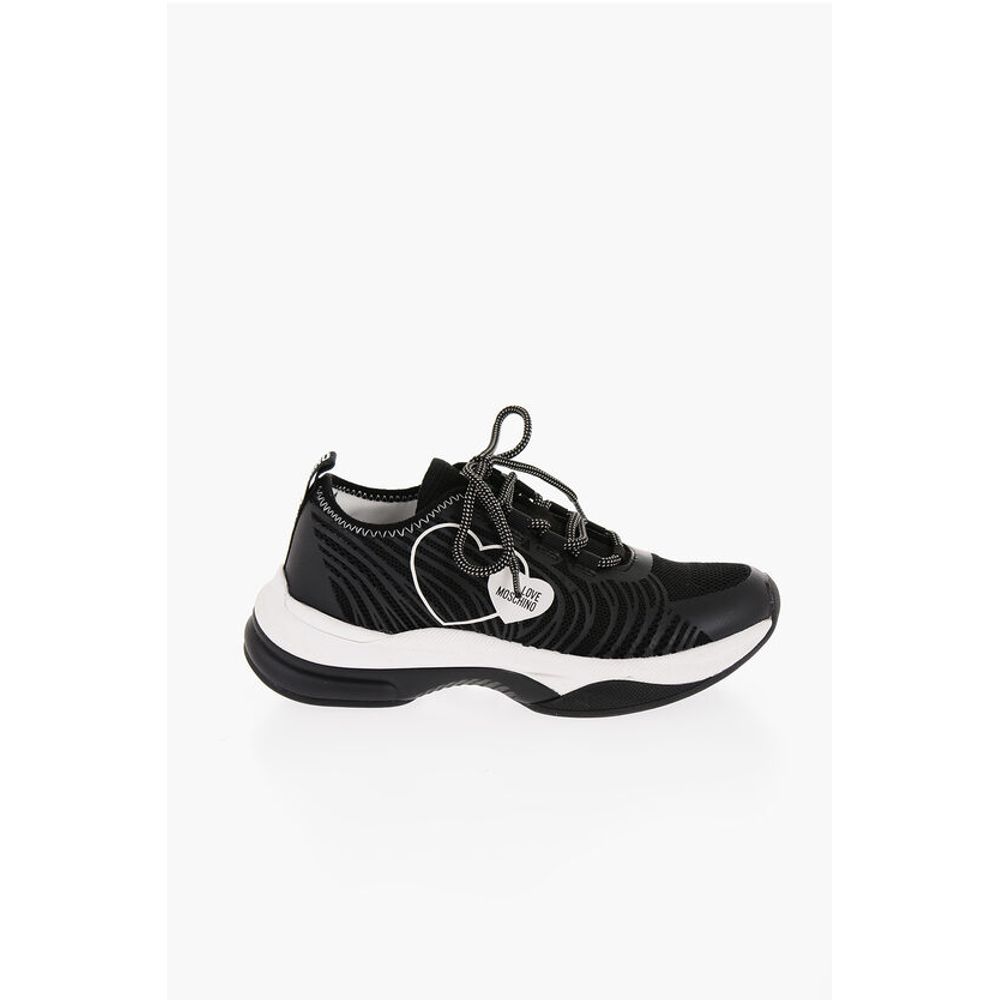 LOVE Mesh SPRINT50 Low-Top Sneakers with Contrast Detail