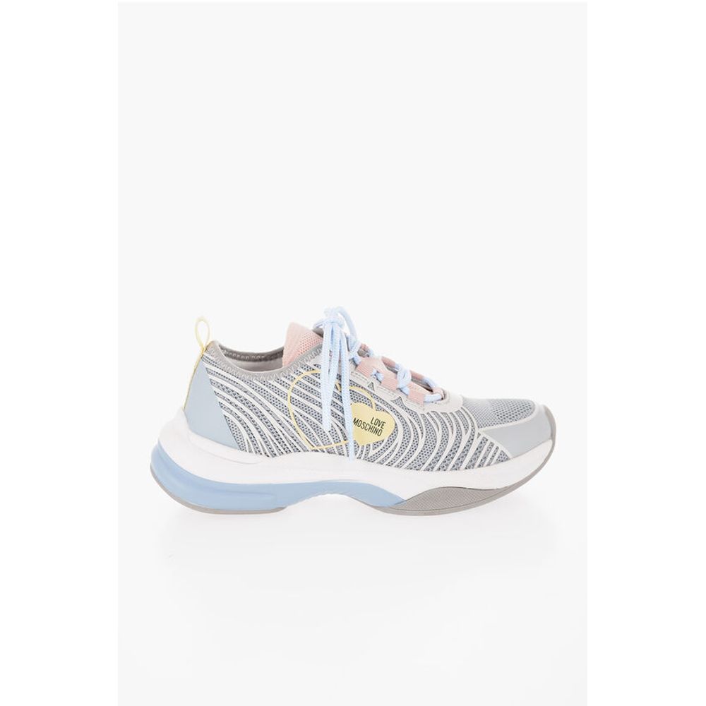 LOVE Mesh SPRINT50 Low-Top Sneakers with Contrast Detail