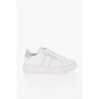 LOVE Quilted Leather BOLD40 Low-Top Sneakers with Golden Eff