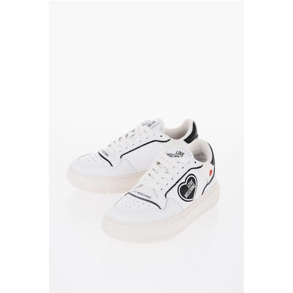 LOVE Textured Leather BOLD40 Low-Top Sneakers with Contrast
