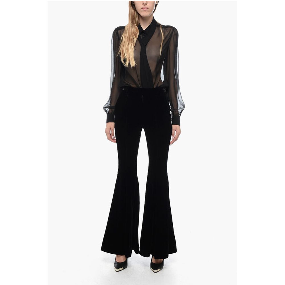 Velvet Flared Pants