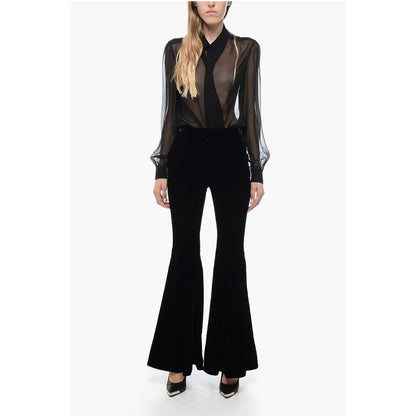 Velvet Flared Pants