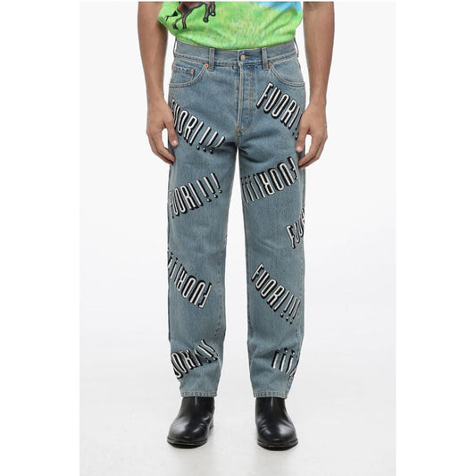 Slim Fit FUORI! Printed Denims 17cm