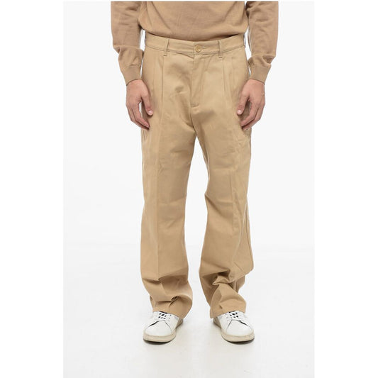 Cotton SIL VOUS PLAIT Chinos Pants